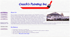 Desktop Screenshot of creechspainting.com
