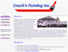 Tablet Screenshot of creechspainting.com